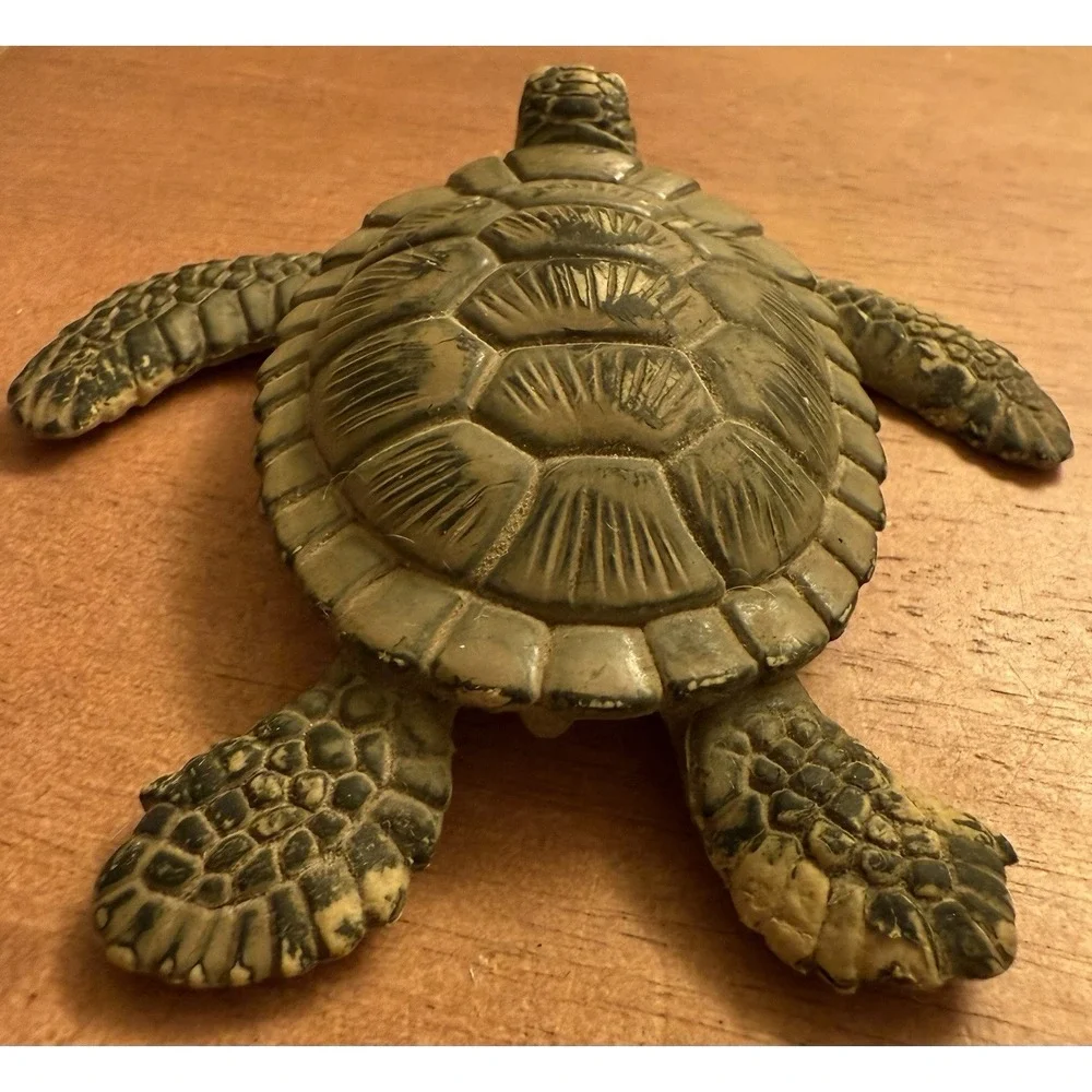 Vintage‎ Sea Turtle Sealife Toy Animal Model Figure by AAA 4